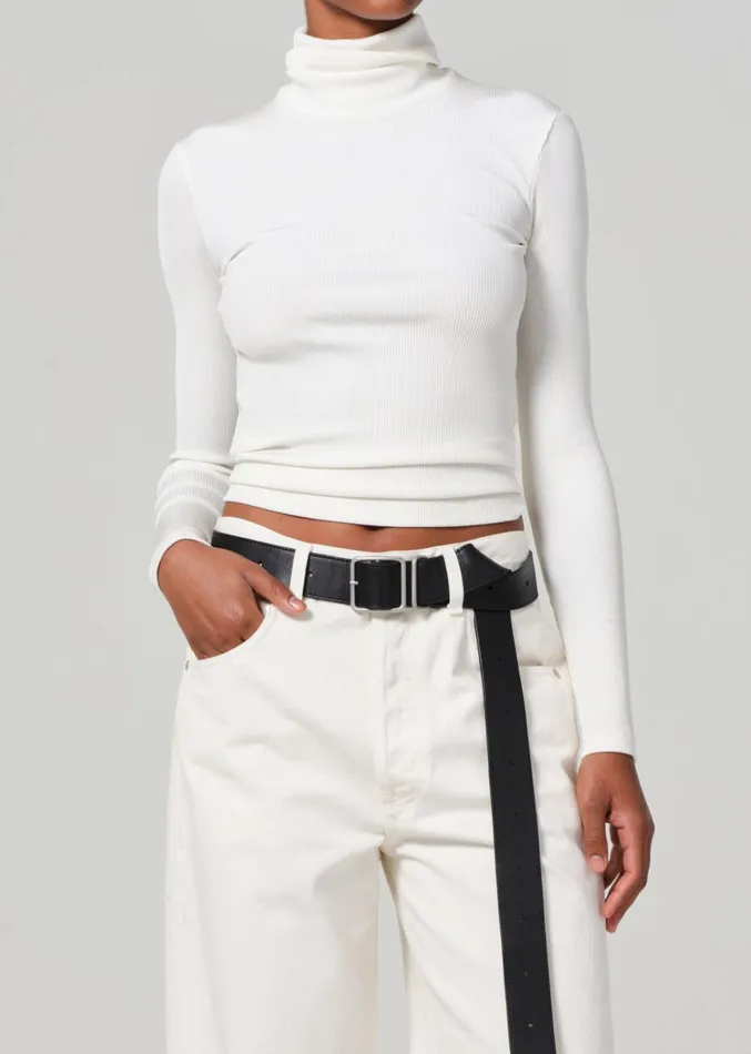 Citizens Of Humanity Caradene Turtleneck In Ivory Women Tops