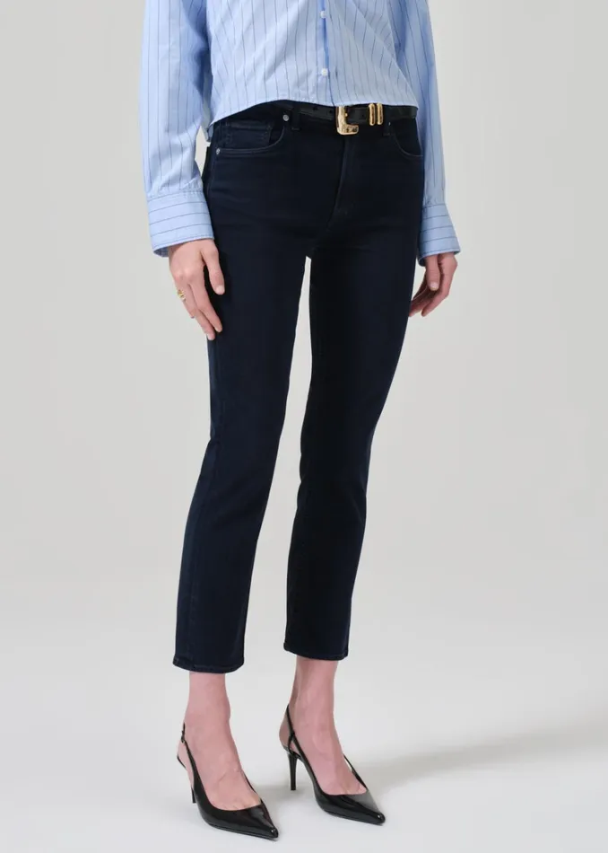 Citizens Of Humanity Isola Slim Crop In Chamber Women Jeans