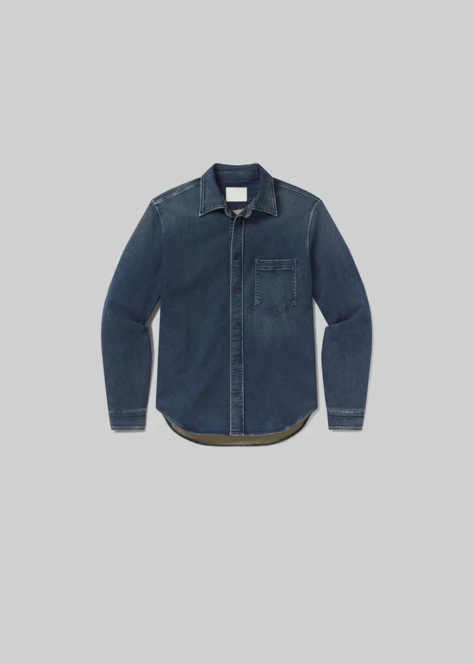 Citizens Of Humanity Luca Bucket Dye Shirt French Terry In Monroe Men Shirts