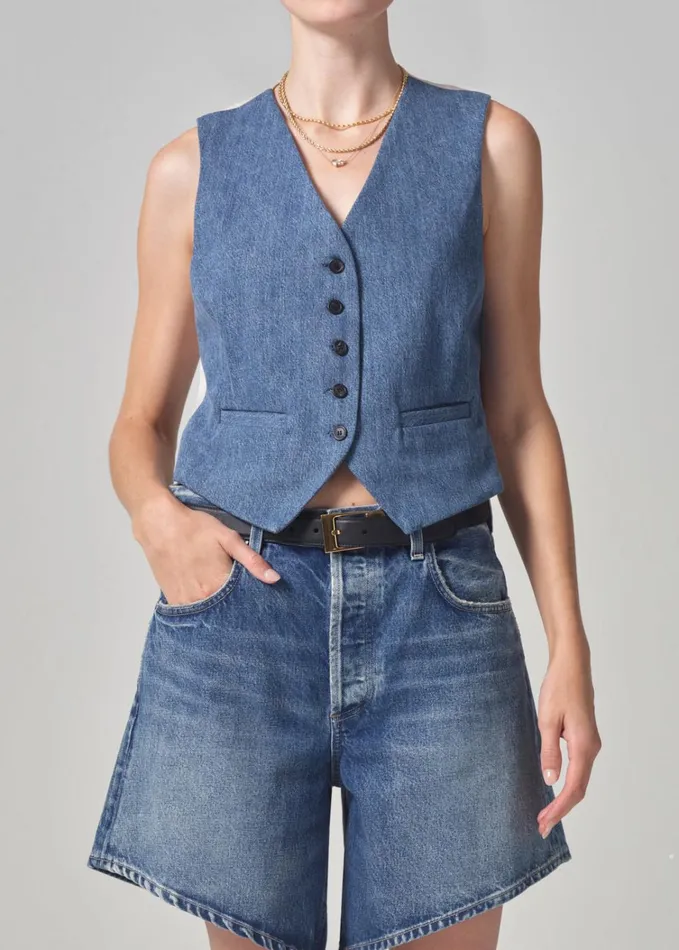 Citizens Of Humanity Sierra Vest In Pirouette Women Tops