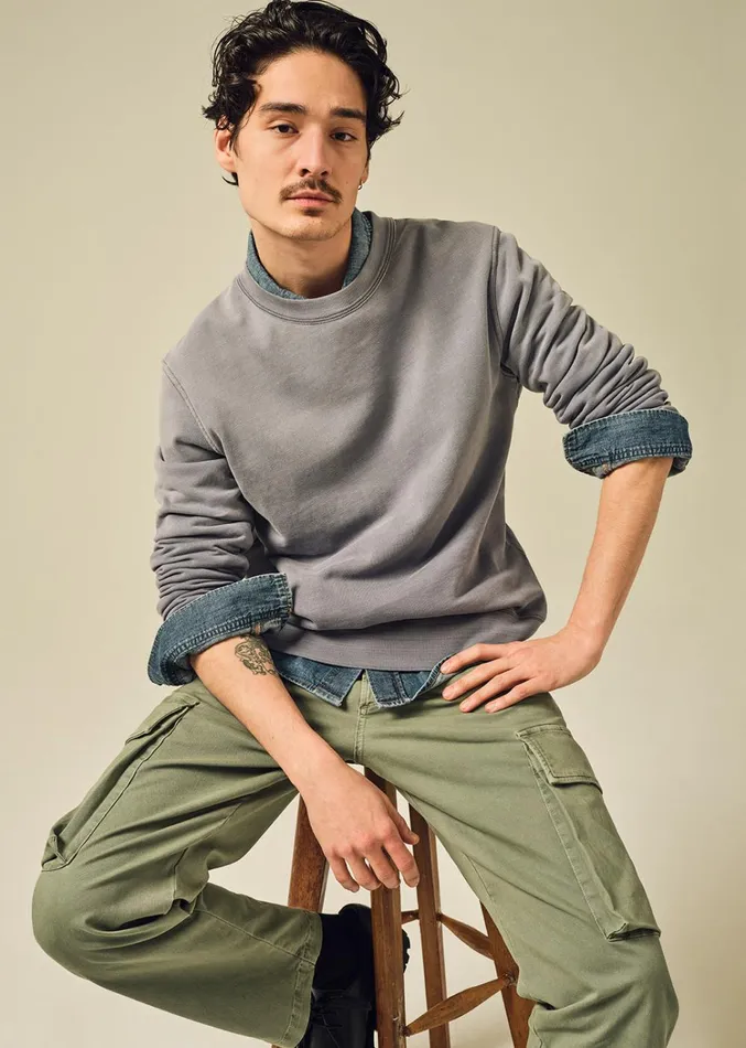 Citizens Of Humanity Vintage Crewneck Sweatshirt In Vintage Indigo Men Shirts