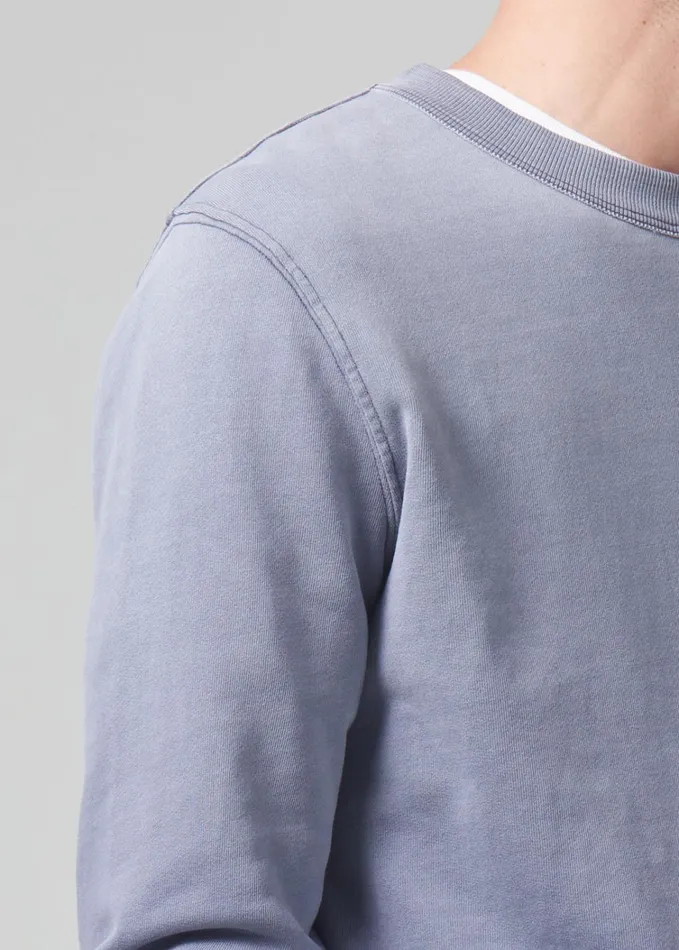 Citizens Of Humanity Vintage Crewneck Sweatshirt In Vintage Indigo Men Shirts