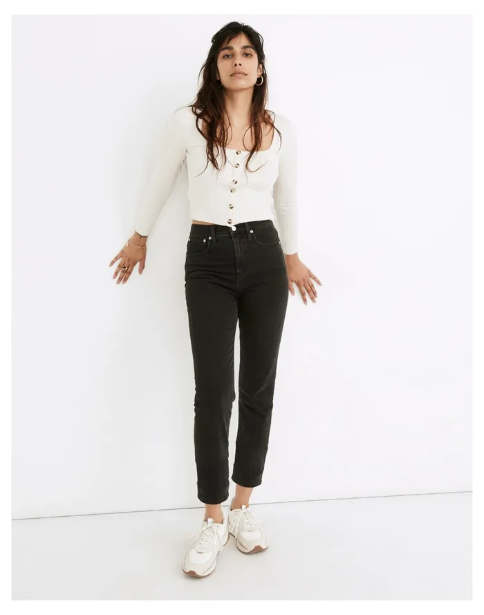 Classic Straight Jeans In Lunar Wash Lunar Wash Women Madewell Jeans
