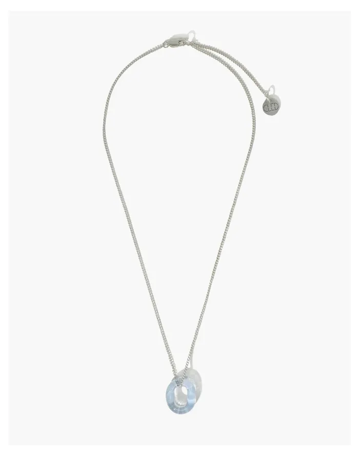 CLED In The Loop Necklace Light Blue Women Madewell Necklaces CLED In The Loop Necklace Light Blue Women Madewell Necklaces