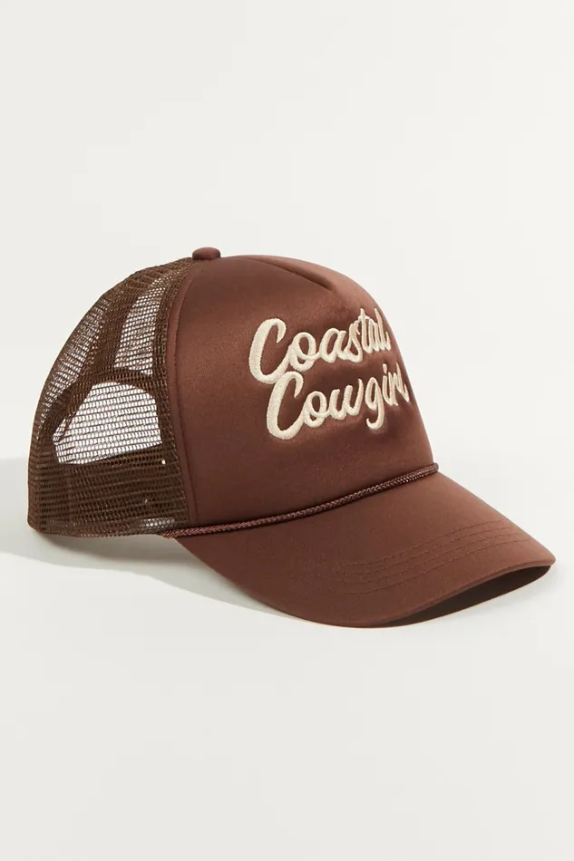 Coastal Cowgirl Embroidered Trucker Hat Women Hats Altar8217d State