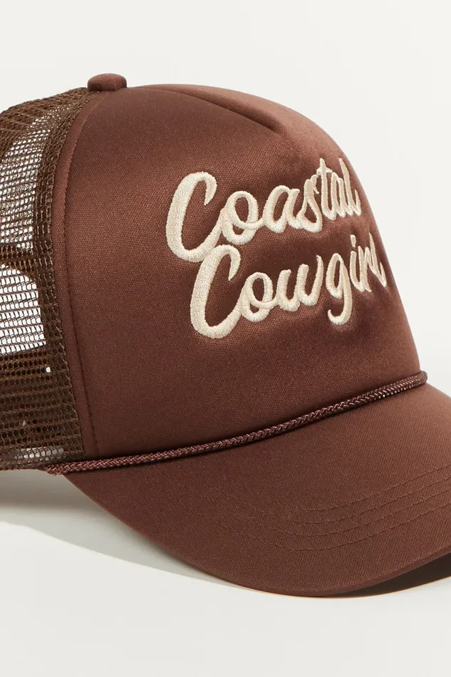 Coastal Cowgirl Embroidered Trucker Hat Women Hats Altar8217d State