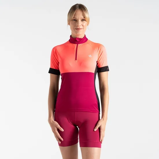 Compassion III Jersey Berry Neon Pink Women Dare 2b Cycling Jerseys