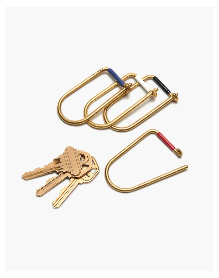 Craighill Wilson Enameled Keyring Black Men Madewell Wallets and Accessories Craighill Wilson Enameled Keyring Black Men Madewell Wallets and Accessories