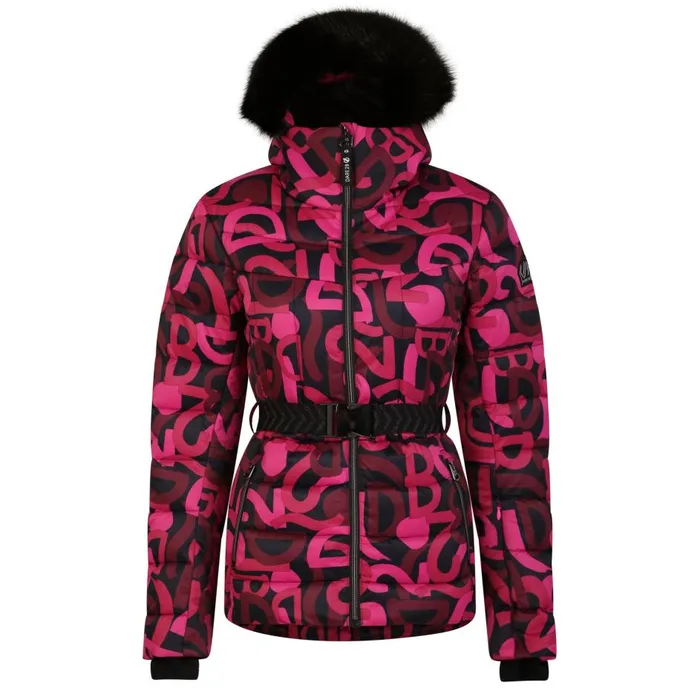 Crevasse Ski Jacket Pure Pink Graffiti Print Women Dare 2b Ski Jackets Crevasse Ski Jacket Pure Pink Graffiti Print Women Dare 2b Ski Jackets