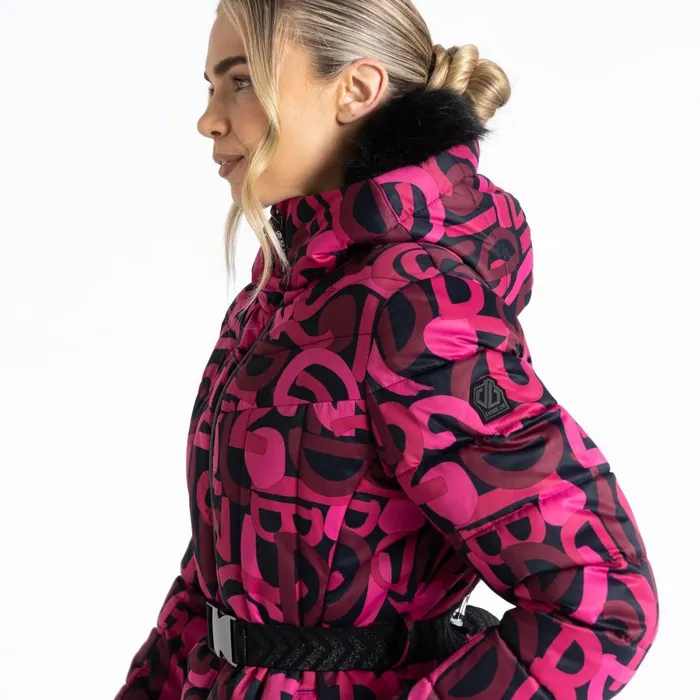 Crevasse Ski Jacket Pure Pink Graffiti Print Women Dare 2b Ski Jackets Crevasse Ski Jacket Pure Pink Graffiti Print Women Dare 2b Ski Jackets