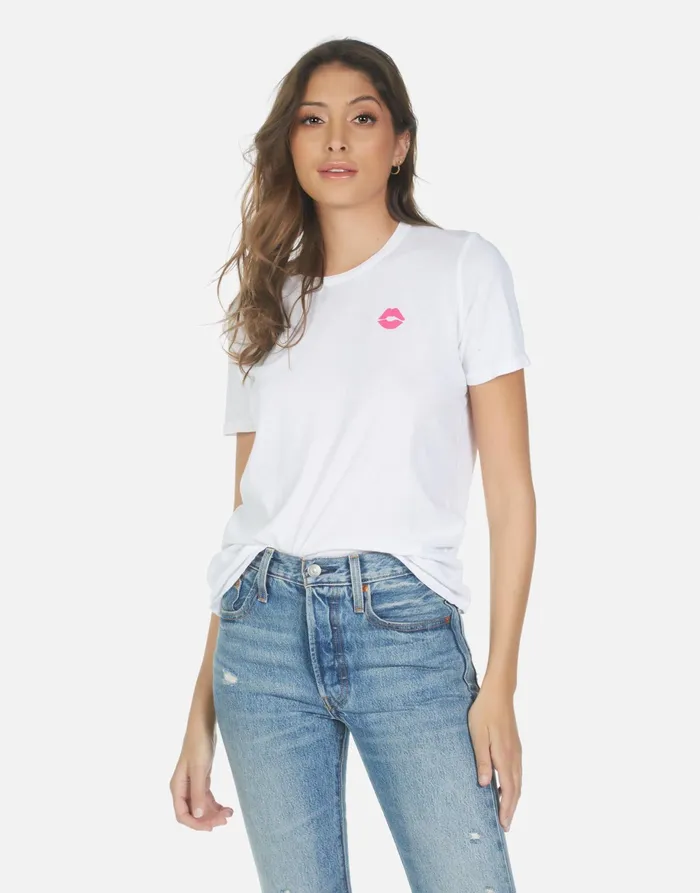 Croft Elements Rainbow White Women039s Lauren Moshi Short Sleeve
