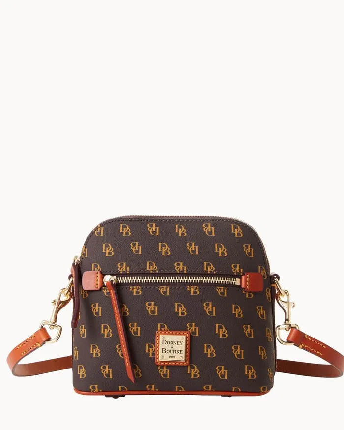 Crossbodies Women Dooney and Bourke Gretta Domed Crossbody Brown Tmoro