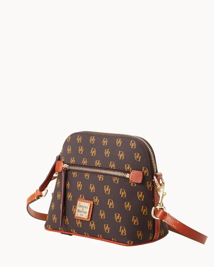 Crossbodies Women Dooney and Bourke Gretta Domed Crossbody Brown Tmoro Crossbodies Women Dooney and Bourke Gretta Domed Crossbody Brown Tmoro