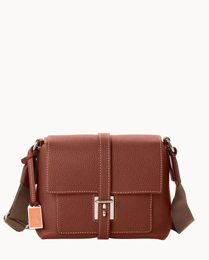 Crossbodies Women Dooney and Bourke Henrys Mini Messenger Chocolate