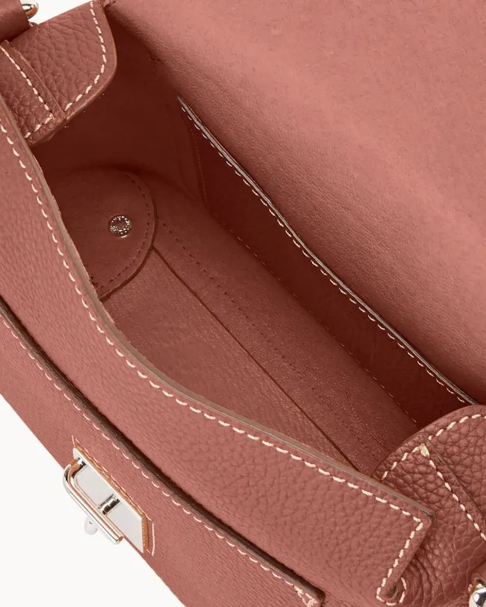 Crossbodies Women Dooney and Bourke Henrys Mini Messenger Chocolate