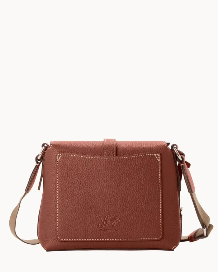 Crossbodies Women Dooney and Bourke Henrys Mini Messenger Chocolate
