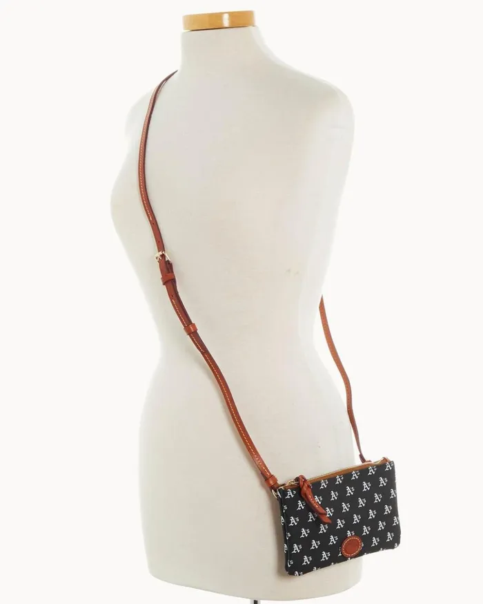 Crossbodies Women Dooney and Bourke MLB Athletics Top Zip Crossbody Athletics Crossbodies Women Dooney and Bourke MLB Athletics Top Zip Crossbody Athletics