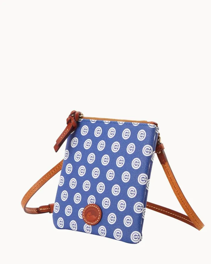 Crossbodies Women Dooney and Bourke MLB Cubs Small North South Top Zip Crossbody Cubs Crossbodies Women Dooney and Bourke MLB Cubs Small North South Top Zip Crossbody Cubs