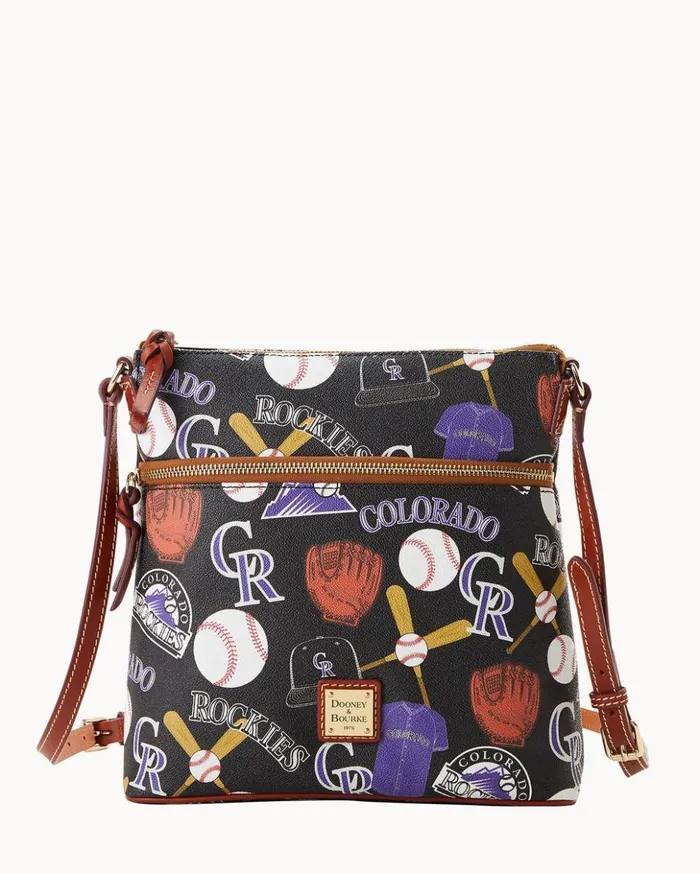 Crossbodies Women Dooney and Bourke MLB Rockies Crossbody Rockies