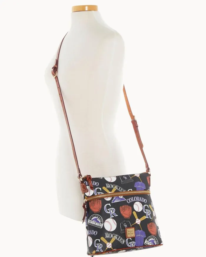 Crossbodies Women Dooney and Bourke MLB Rockies Crossbody Rockies Crossbodies Women Dooney and Bourke MLB Rockies Crossbody Rockies