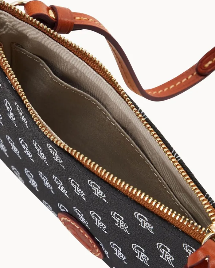 Crossbodies Women Dooney and Bourke MLB Rockies Top Zip Crossbody Rockies Crossbodies Women Dooney and Bourke MLB Rockies Top Zip Crossbody Rockies