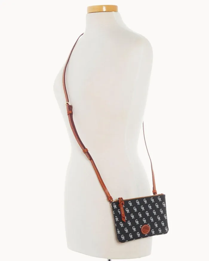Crossbodies Women Dooney and Bourke MLB Rockies Top Zip Crossbody Rockies Crossbodies Women Dooney and Bourke MLB Rockies Top Zip Crossbody Rockies