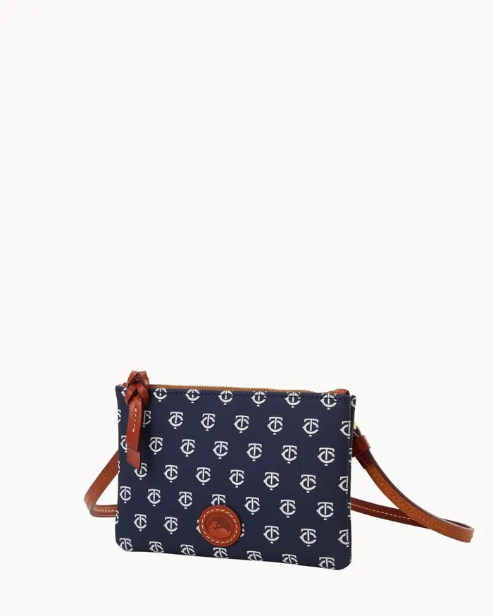 Crossbodies Women Dooney and Bourke MLB Twins Top Zip Crossbody Twins