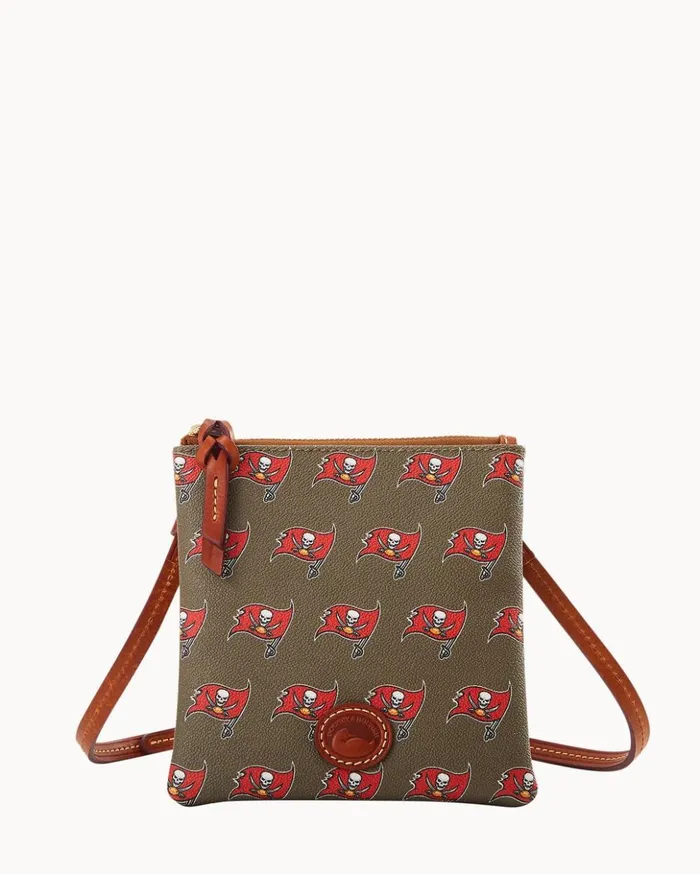 Crossbodies Women Dooney and Bourke NFL Buccaneers Small North South Top Zip Crossbody Buccaneers Crossbodies Women Dooney and Bourke NFL Buccaneers Small North South Top Zip Crossbody Buccaneers