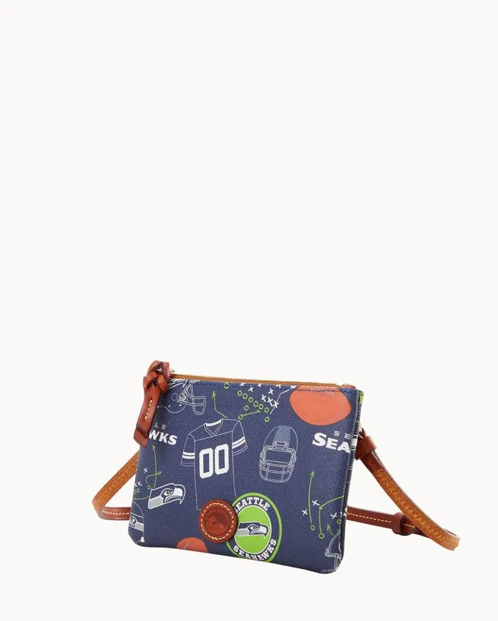 Crossbodies Women Dooney and Bourke NFL Seahawks Top Zip Crossbody Seahawks Crossbodies Women Dooney and Bourke NFL Seahawks Top Zip Crossbody Seahawks