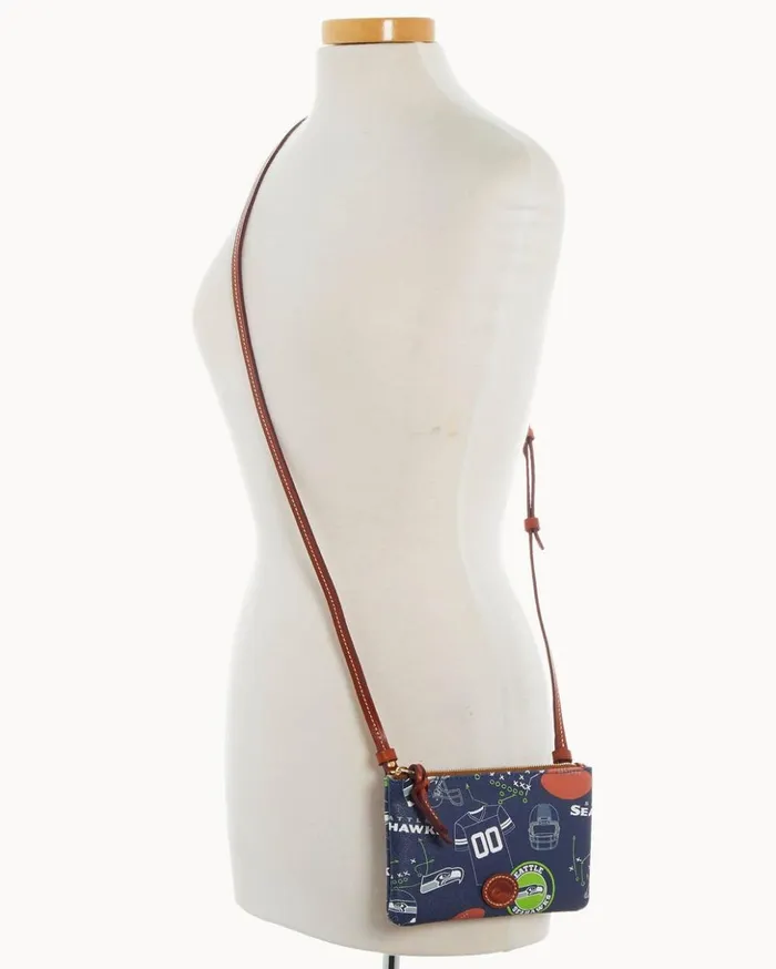 Crossbodies Women Dooney and Bourke NFL Seahawks Top Zip Crossbody Seahawks Crossbodies Women Dooney and Bourke NFL Seahawks Top Zip Crossbody Seahawks