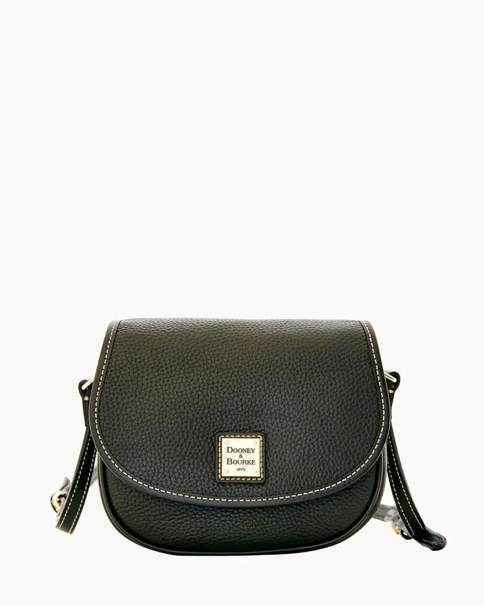 Crossbodies Women Dooney and Bourke Pebble Grain Hallie Black Black