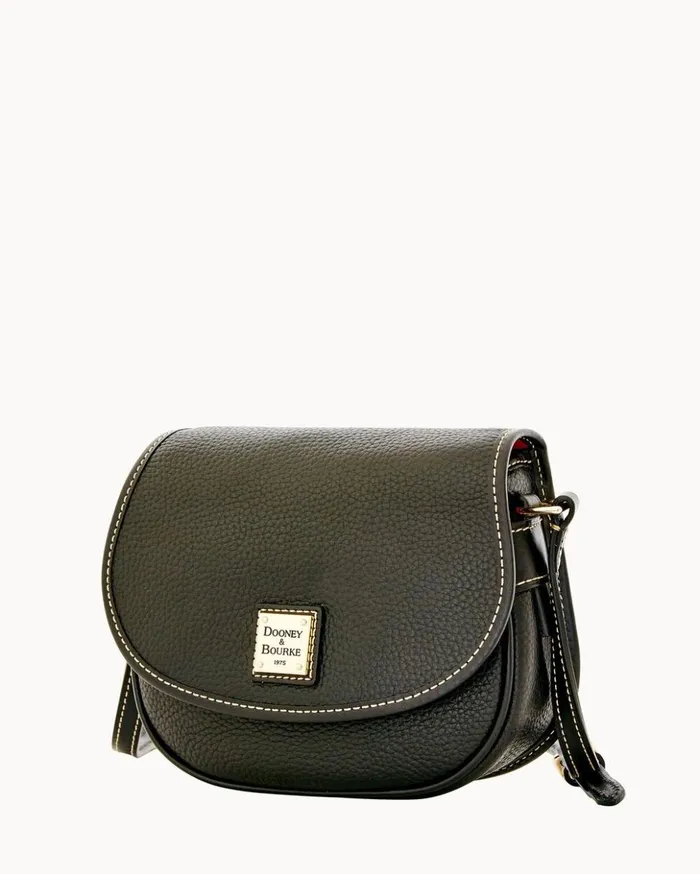 Crossbodies Women Dooney and Bourke Pebble Grain Hallie Black Black