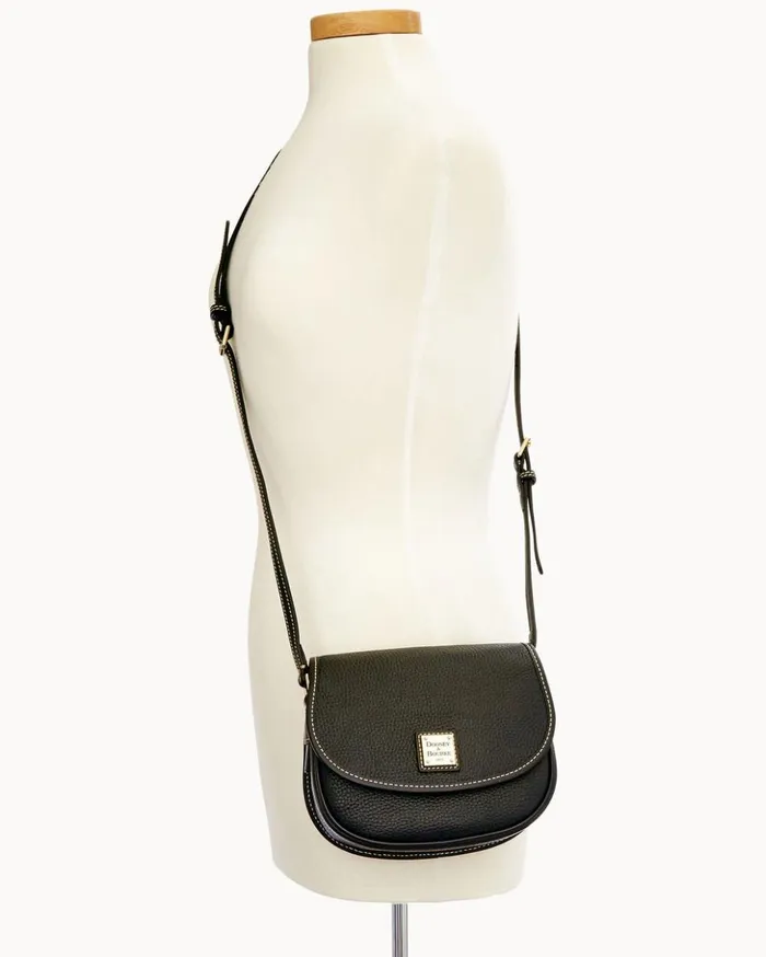 Crossbodies Women Dooney and Bourke Pebble Grain Hallie Black Black