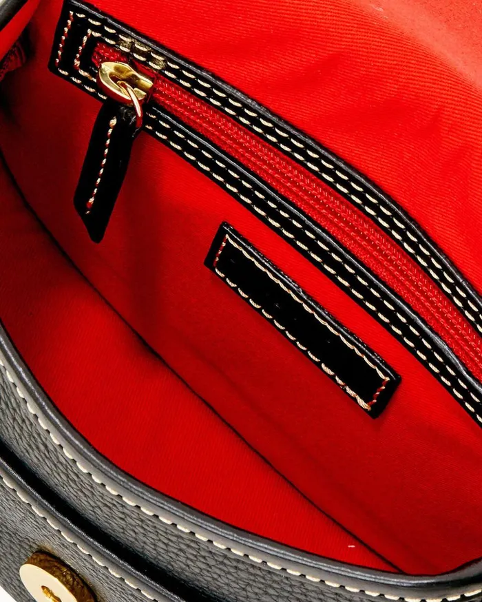 Crossbodies Women Dooney and Bourke Pebble Grain Hallie Black Black