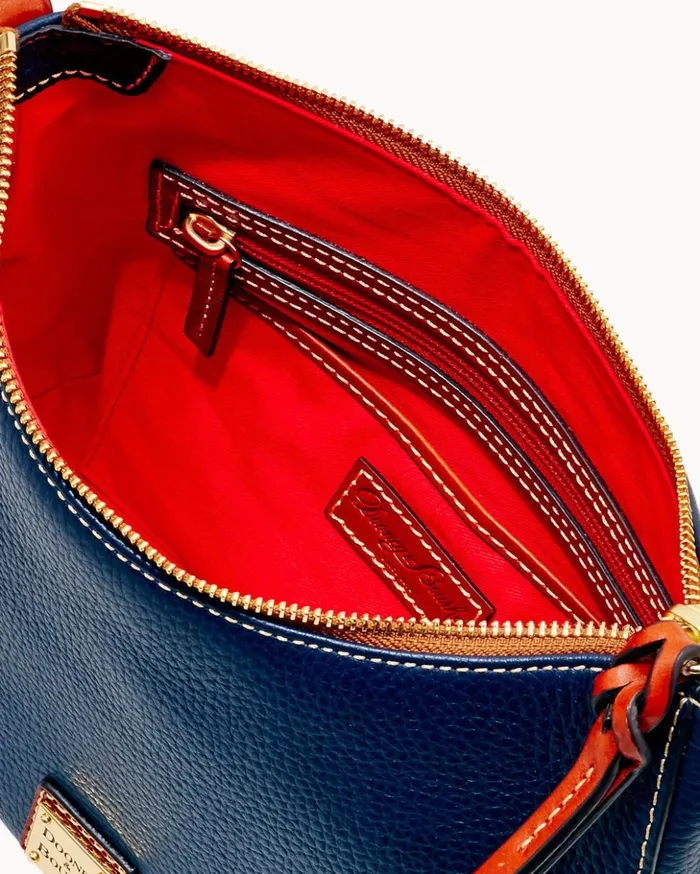 Crossbodies Women Dooney and Bourke Pebble Grain Small Kiley Crossbody Midnight Blue Crossbodies Women Dooney and Bourke Pebble Grain Small Kiley Crossbody Midnight Blue