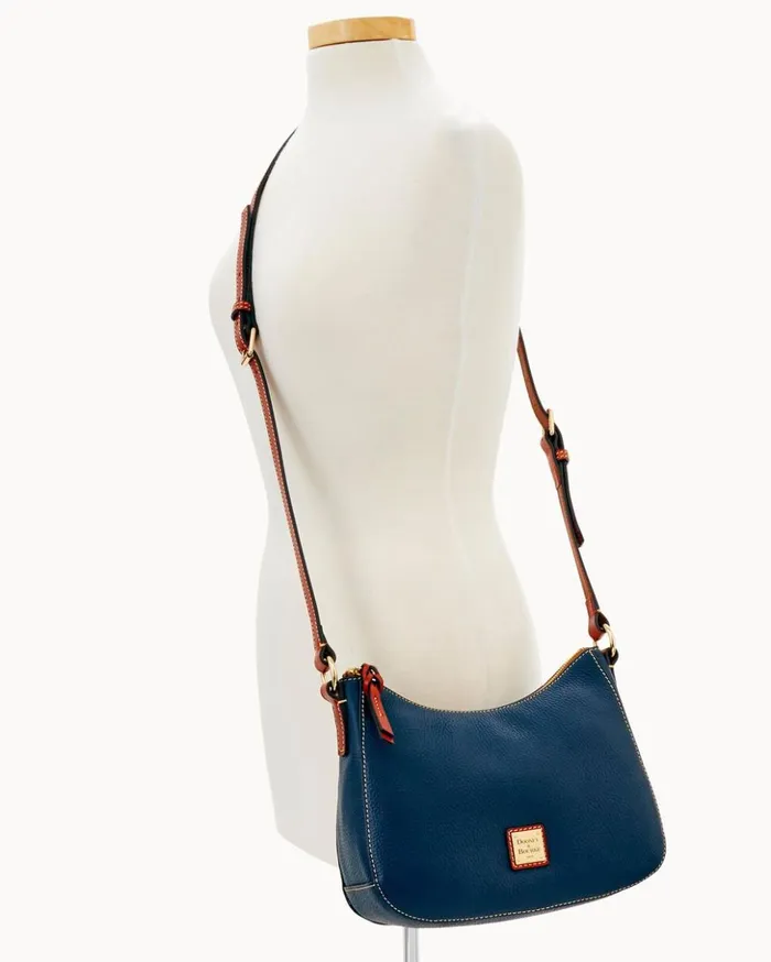 Crossbodies Women Dooney and Bourke Pebble Grain Small Kiley Crossbody Midnight Blue Crossbodies Women Dooney and Bourke Pebble Grain Small Kiley Crossbody Midnight Blue