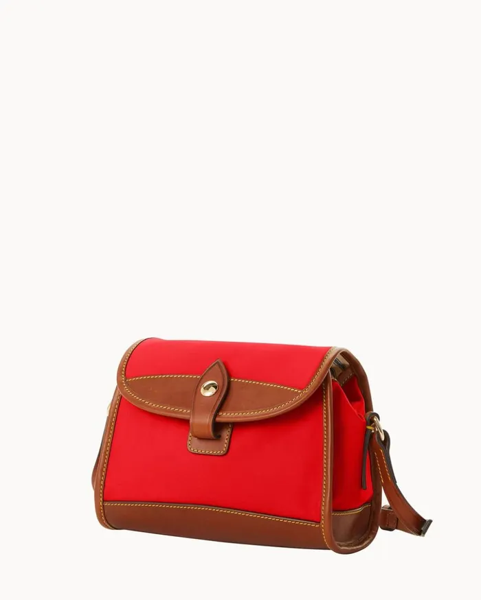 Crossbodies Women Dooney and Bourke Wayfarer Flap Crossbody Red