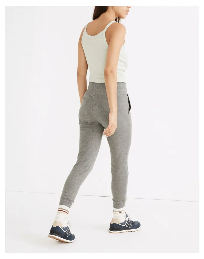 Curvy MWL Breeze Skinny Joggers Heather Zinc Women Madewell Pajamas Curvy MWL Breeze Skinny Joggers Heather Zinc Women Madewell Pajamas
