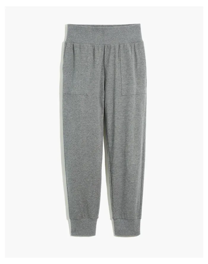 Curvy MWL Breeze Skinny Joggers Heather Zinc Women Madewell Pajamas Curvy MWL Breeze Skinny Joggers Heather Zinc Women Madewell Pajamas
