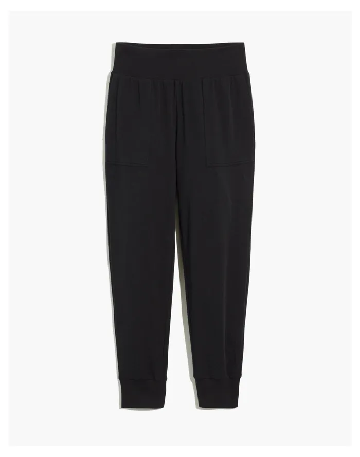 Curvy MWL Breeze Skinny Joggers True Black Women Madewell Pajamas Curvy MWL Breeze Skinny Joggers True Black Women Madewell Pajamas