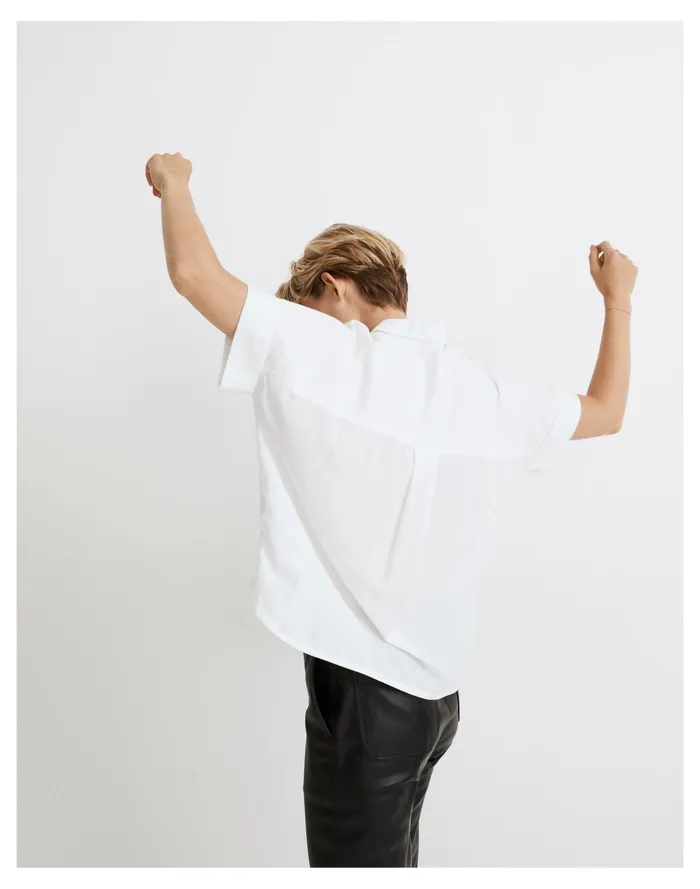 Daily Shirt Eyelet White Women Madewell Tops and Shirts Daily Shirt Eyelet White Women Madewell Tops and Shirts