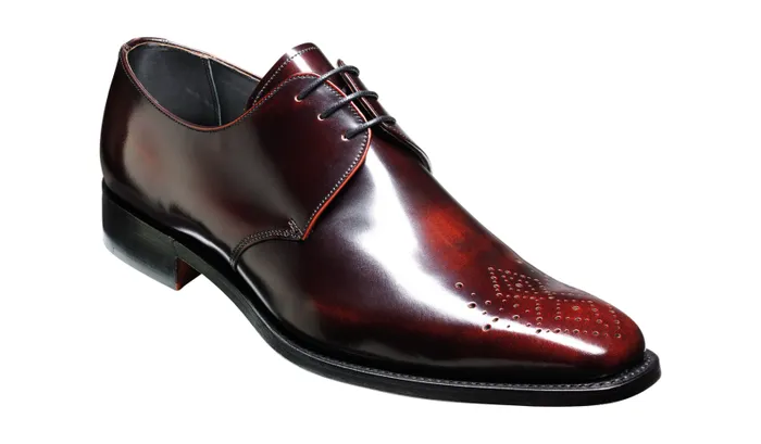 Darlington 8211 Brandy HiShine Mens Barker Shoes Mens Derbys
