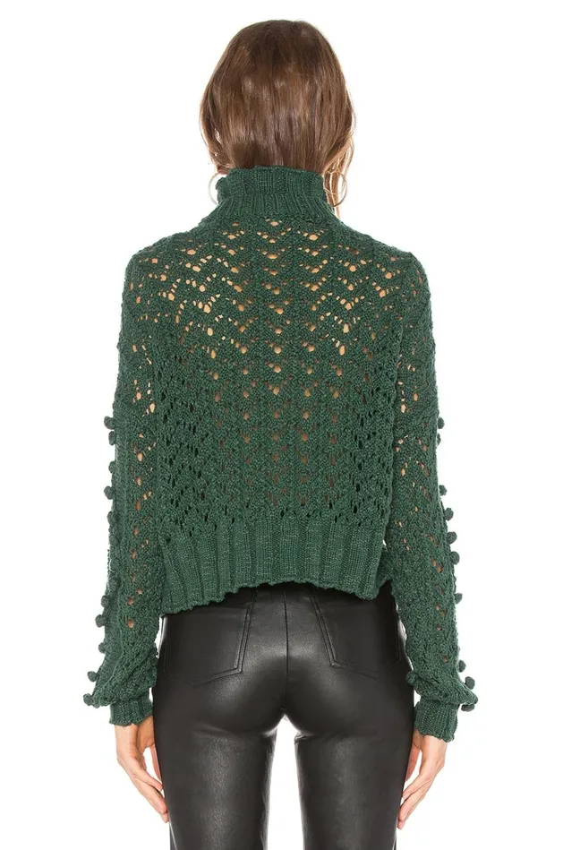Daybreak Sweater Forest Green Women Lovers Friends Sweaters and Knits