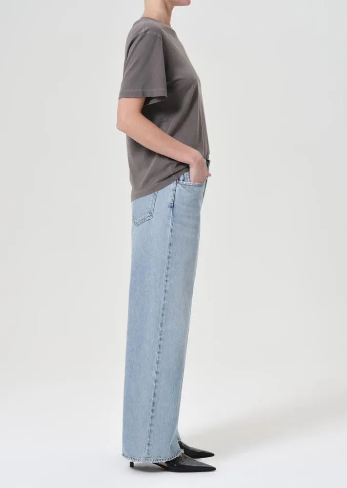 Denim Women Agolde Low Slung Baggy 305quot Force Denim Women Agolde Low Slung Baggy 305quot Force