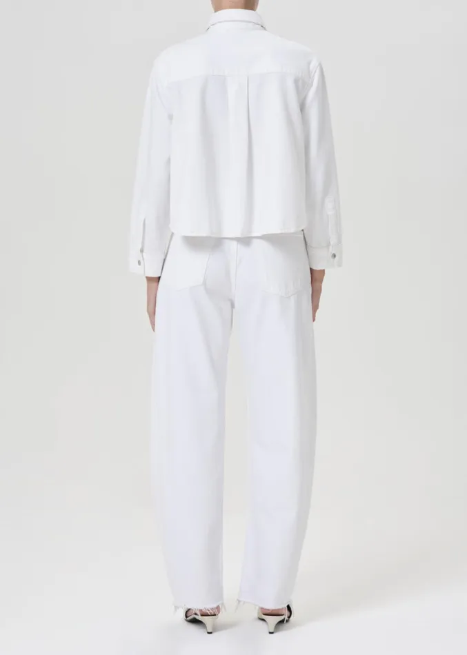 Denim Women Agolde Luna High Rise Pieced Taper Element