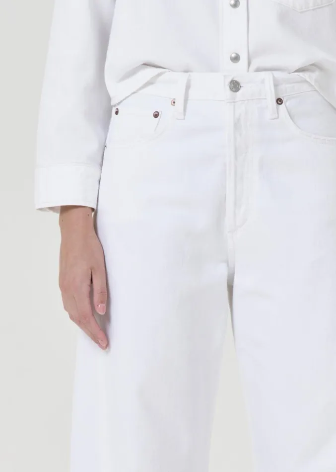 Denim Women Agolde Luna High Rise Pieced Taper Element