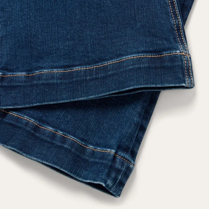 Denim Women Stetson 921 High Rise Flare Jeans Blue