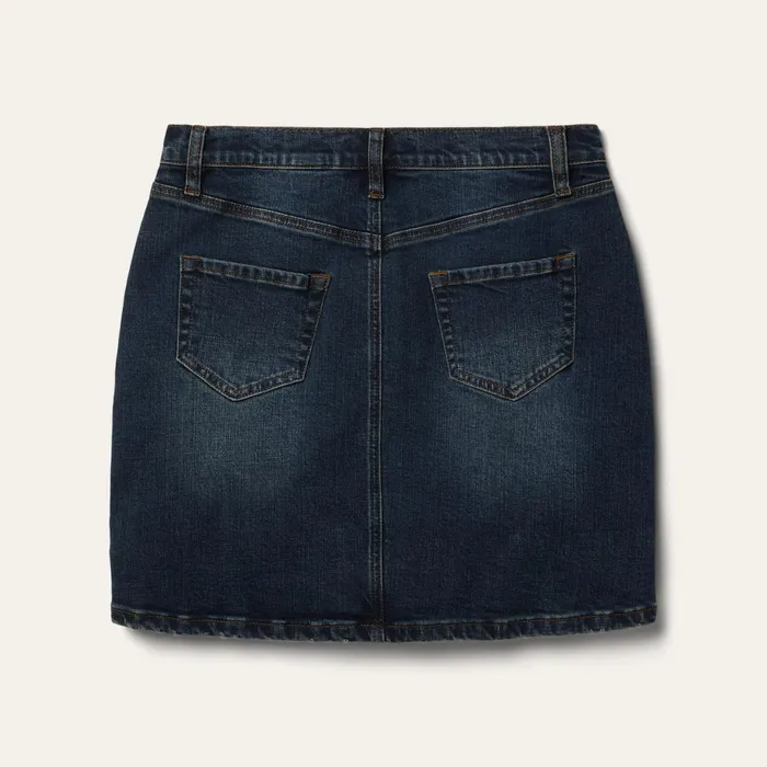 Denim Women Stetson Stretch Denim 5Pocket Skirt Blue