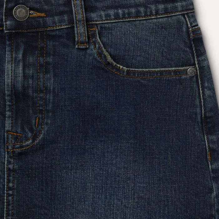 Denim Women Stetson Stretch Denim 5Pocket Skirt Blue