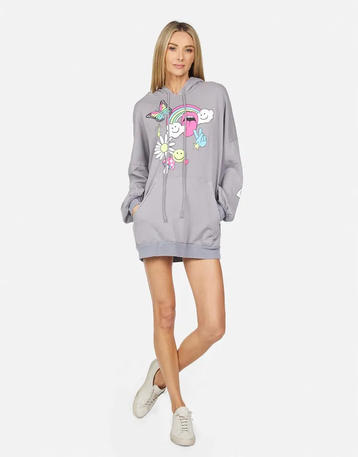 Desiree Elements Heart Smoky Grey Women039s Lauren Moshi Dresses